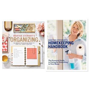 Martha Stewart Home Mastery 2-Book Complete Bundle Set - Organizing & Homekeepin